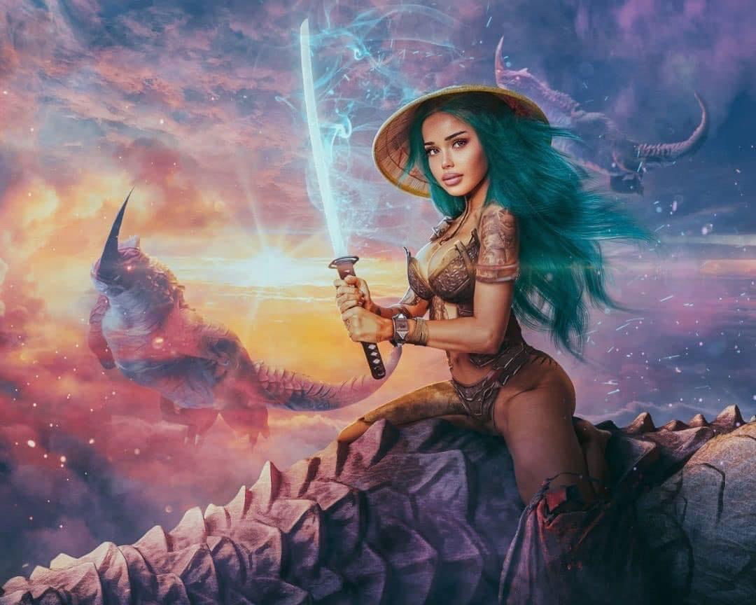 Blue Pixie fairy photo