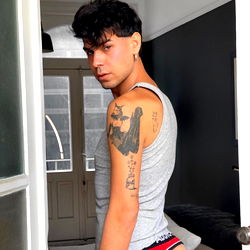 El Neto Neto, 23-year-old Male Model with Tattoos