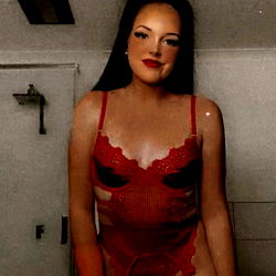 Adult Content: Alice in Red Lingerie