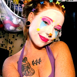 CrimsonVixen444's Playful and Colorful Makeup