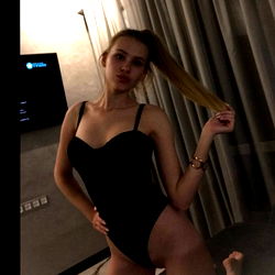 Model Posing in Swimsuit