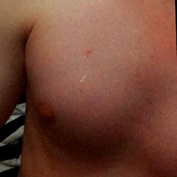 Fit and Muscular Model Maciuś - Chest Up Close