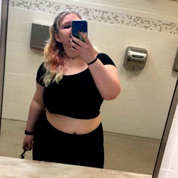 OnlyFans Model Idonthaveadaddykink in Bathroom Mirror