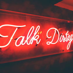 Neon Sign with Handwritten Message