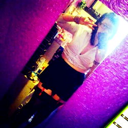 Stylish Model Abbie Posing for Selfie