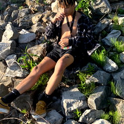 Alijah Fox, a young adult model from Indiana.