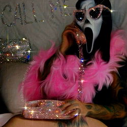 Futuristic DJ in Vivid Costume