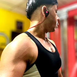 Bodybuilder Showcasing Physique