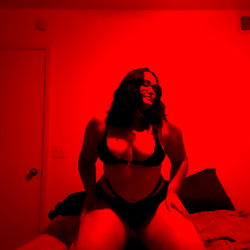 Seductive Angie in Lingerie on Bed