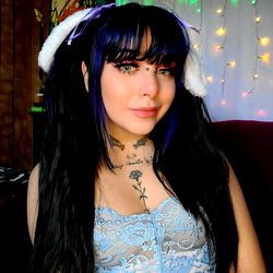 Onlyfans Model 💕lilian🔪 with Rabbit Ears and Tattoos