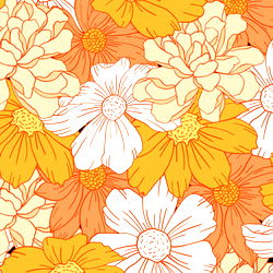 Fashionable Floral Print with Shawty.w_a.body in the Background