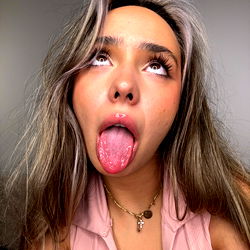 A Playful Selfie of a Girl with Her Tongue Out
