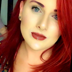 Stylish Red-haired Woman in Arizona