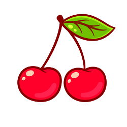 Cherry Emoji Sticker for OnlyFans