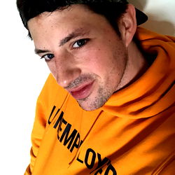 Joeri bryssinck, a proud OnlyFans creator showcasing his personal brand with the iconic 'UNEMPLOYED' hoodie,