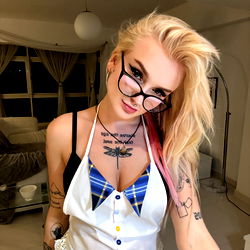 OnlyFans Model Kristýnka in Stylish Schoolgirl Uniform