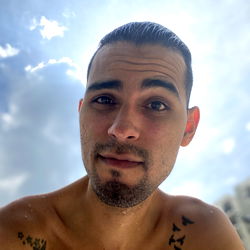 AljadWassDuke in a relaxed pose, enjoying the sun