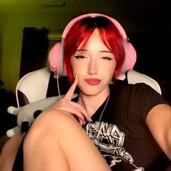 Vera's Gaming Session with Headphones