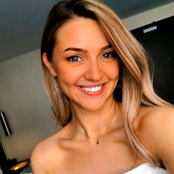 Molly, a radiant smile