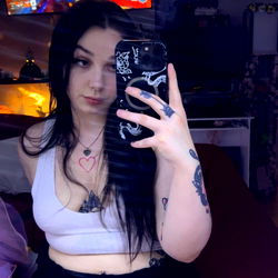 Angelique, a Model with Tattoos