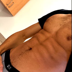 Shirtless Fitness Model