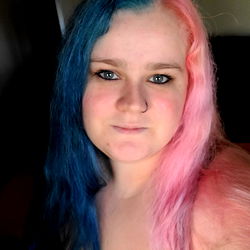 Vividly Colored Hair, Akasha, Canada