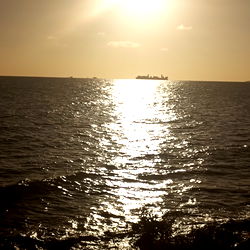 Sunset Over the Ocean