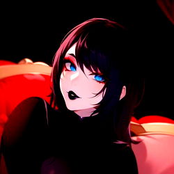 Helena VIP: Gothic Beauty in a Red Room