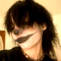 Emo Gothic Style with Cute Puppy Makeup