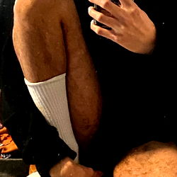 Athletic Leg Socks Model
