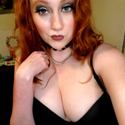 Ruby the Redhead Goth Goddess