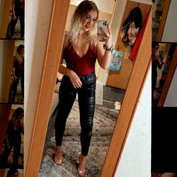 Model Courtney from Leeds Posing in Stylish Fashion