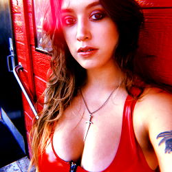 Vivid Vixen in Red Cat Suit