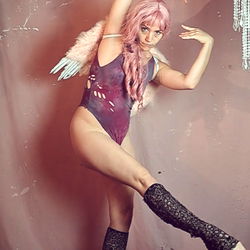 OnlyFans Model Christelle Striking Pose in Bustle Magazine