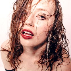 Model with Wet Hair