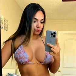 Fit Woman in Bikini Selfie