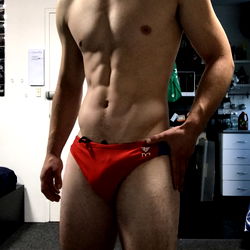 Amuse Model Showcasing Swimsuit