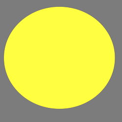 Stylized Yellow Sun