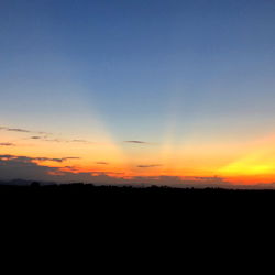 Serene Sunset Over the Ocean
