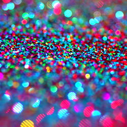 Vivid Colorful Glitter Confetti