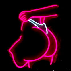 Neon Art of Onlyfans Model Jamiebaby