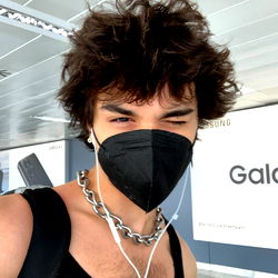 Fashion-forward urban model Alex Cheff, Brooklyn NY