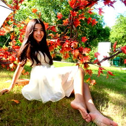 AlisaQueen 🐝 in a Serene Garden Setting