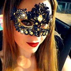 Sunflower Queen in a Car