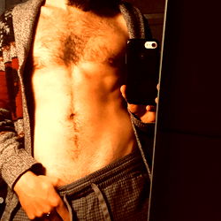 Candid Moment in a Cozy Sweater