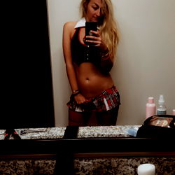 N33KO in Bathroom Mirror Reflection, Alabama