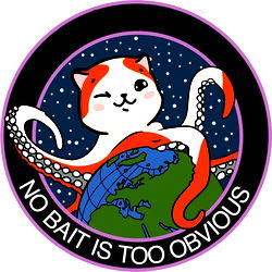 Space Cat Badge
