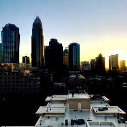 Rico LaVelle's Aerial View of Downtown Detroit at Dusk