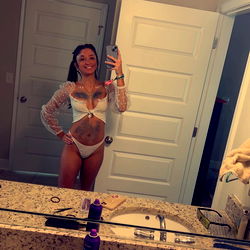 Model Posing in Bathrobe