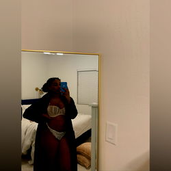 Model in a Bedroom Mirror